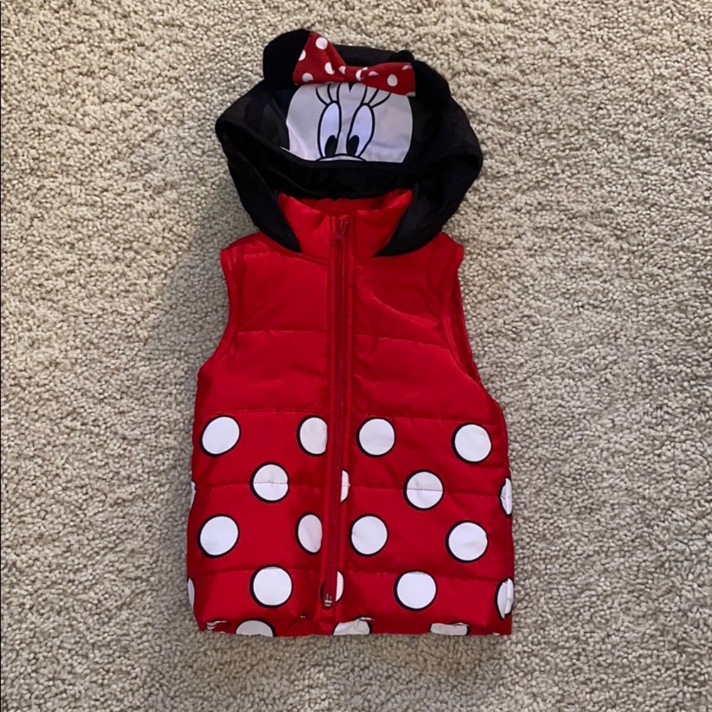 Disney Minnie mouse hoodie vest